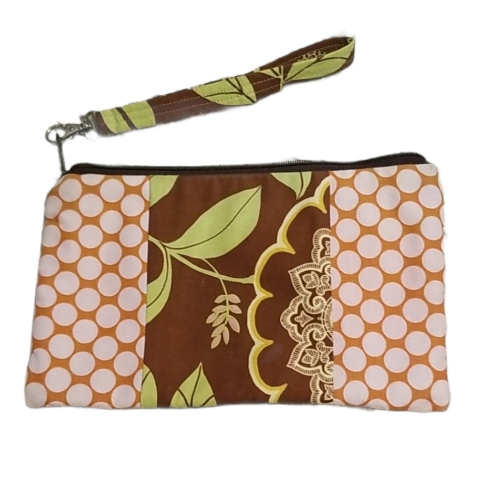 Floral Pink Polka dots Cloth carry all Bagl